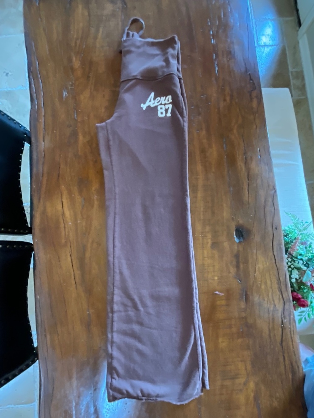 Aeropostale Brown Yoga Sweat Pants   Sz S - Picture 7 of 9